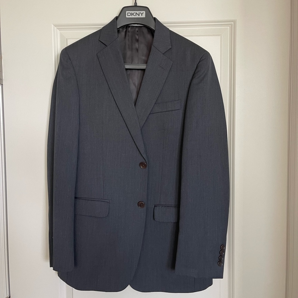 DKNY Charcoal Slim Suit